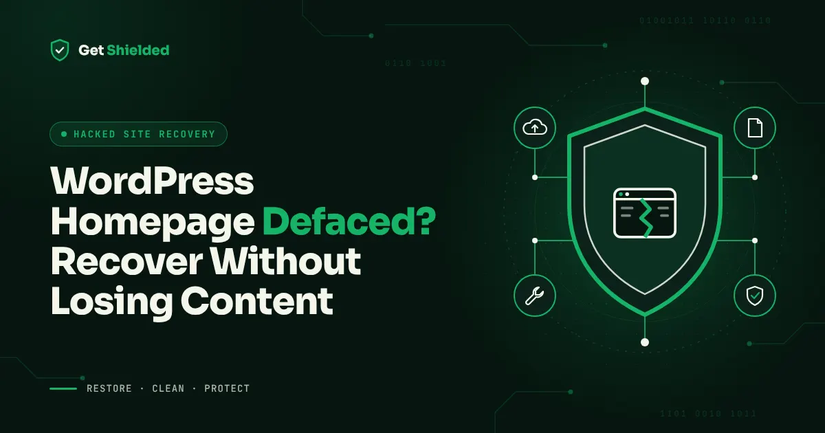 Defaced WordPress Homepage: Causes, Recovery, and Prevention in Dubai